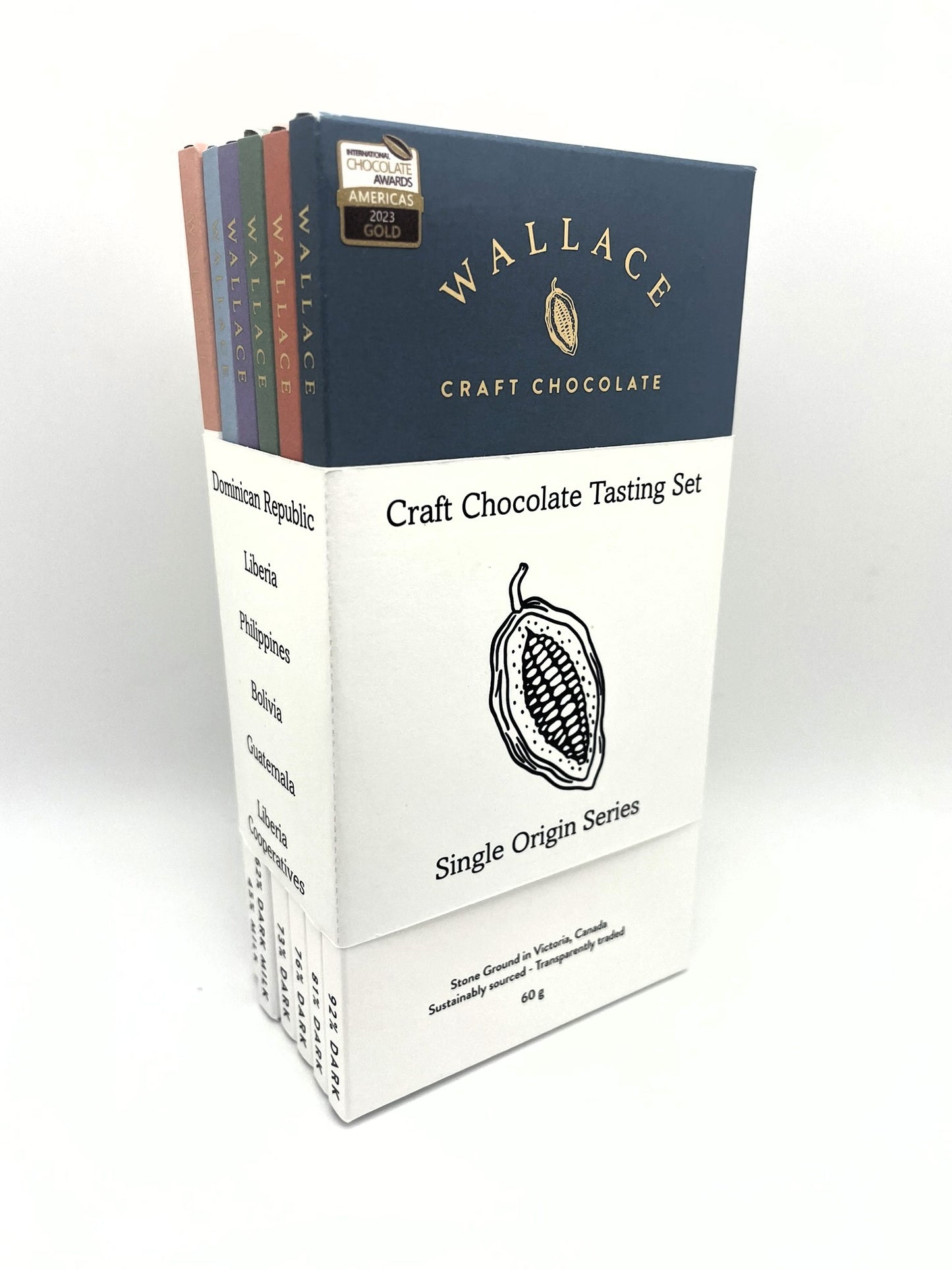 Gift: Single Origin Tasting Set - 6 Bars