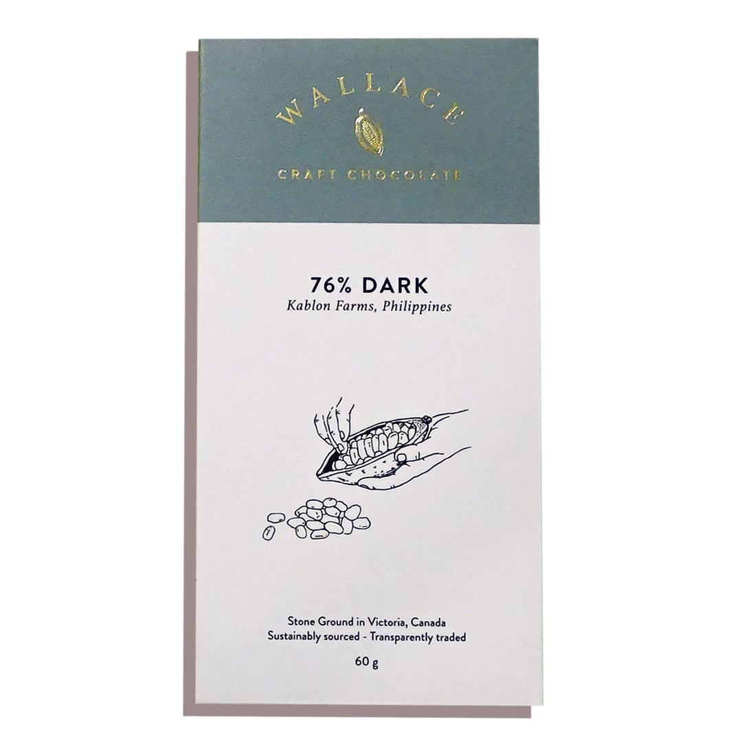 Single Origin Bar: Philippines - 76% Dark Chocolate